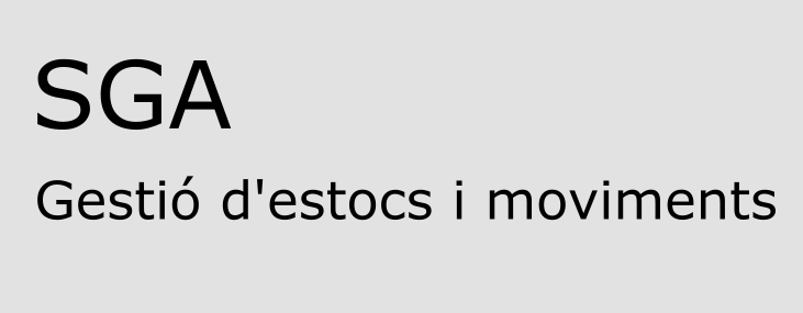 Títol SGA App